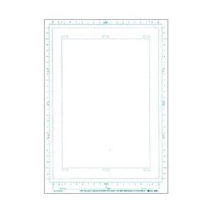 2点までメール便可 アイシー 漫画原稿用紙 110kg A4 個人 B5 原寸本用 40枚入 IM-10A