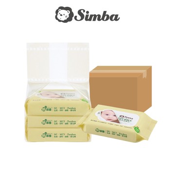 【Simba 小獅王辛巴】EDI超純水嬰兒柔濕巾組合包(20抽)/12包