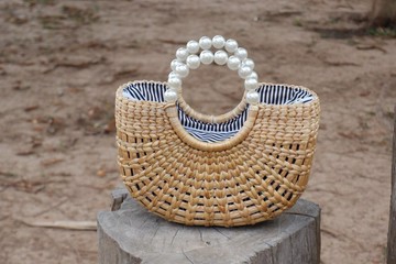 個性包 絨球包 編織包 沙灘包 草編包