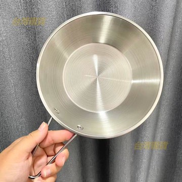【19CM特大號】日韓式不鏽鋼 泡麪鍋 v型手柄大容量湯鍋麪條鍋   SFGJ
