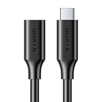 UGREEN 綠聯 USB-C 3.1/Type-C延長傳輸線 支援Thunderbolt3 雷電3 100W/10Gpbs  1m  Black  1條