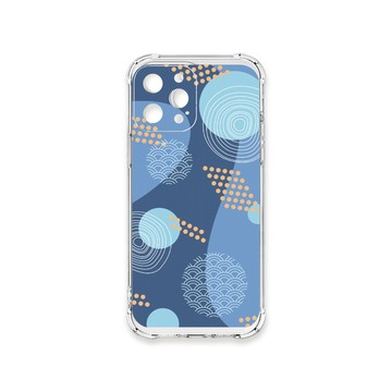 iPhone 13 Pro Max 殼 TRON IPhone 13 PRO MAX 日系和風圓點海波系列 四角防摔殼 手機殼