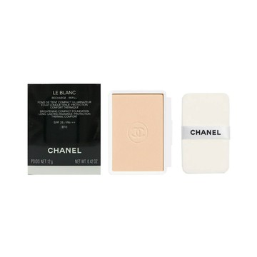 CHANEL 香奈兒 珍珠光感輕透防護粉餅蕊SPF25/PA+++12g 優惠價:1860元｜岡山戀香水