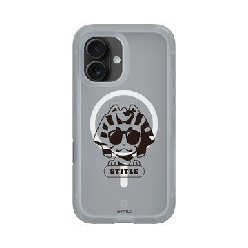 iPhone 16 AirX 流變灰 - 老高與小茉 - 抬頭星人系列-法老王黑白款