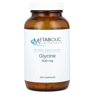 Metabolic Maintenance, 甘氨酸，500 毫克，240 粒膠囊