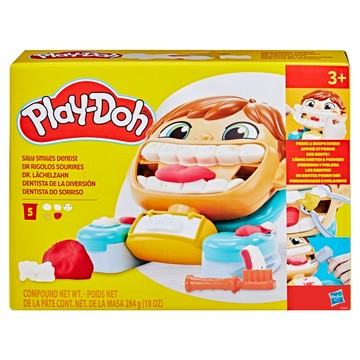 Hasbro 孩之寶 Play-Doh 培樂多 歡樂牙醫遊戲組  284g  1盒  多色