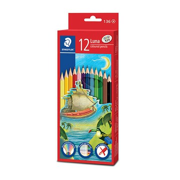 【史代新文具】施德樓STAEDTLER MS136C12TH 油性色鉛筆 (12色/盒)