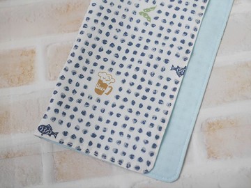 訂製款=台灣純棉手帕=居酒屋=白(共有3色)