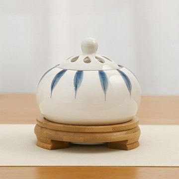 定時調溫 手彩電子香薰爐 陶瓷電香爐 沉香 檀香爐 插電粉蓋 熏香 崖柏 電子香薰爐 陶瓷香爐