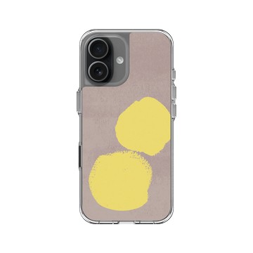 iPhone 17 Clear Case（相機按鈕） 透明 - Blob / 一團一團 - 暖陽輝映