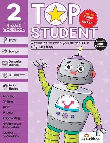 Top Student, Grade 2 Activity Book (1版) Evan-Moor 2020 Evan-Moor