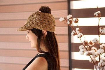 Unni時尚棒球帽-編織帽 帽子 登山帽 棒球帽 草帽 防曬 straw hat