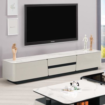 Boden-艾娃6.7尺四抽岩板電視櫃/長櫃/視聽櫃