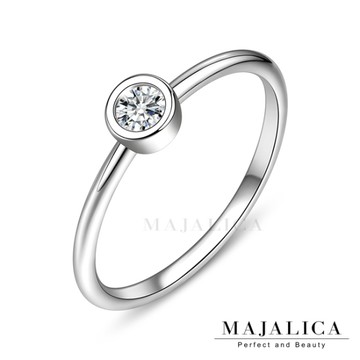 925純銀戒指 Majalica 典藏光采 尾戒 單鑽戒指 女戒指