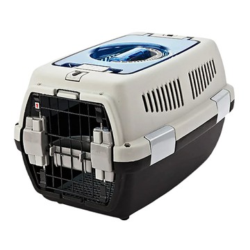 寵物提籠  1個  天窗灰 + 黑底  46.5 x 28 x 29cm