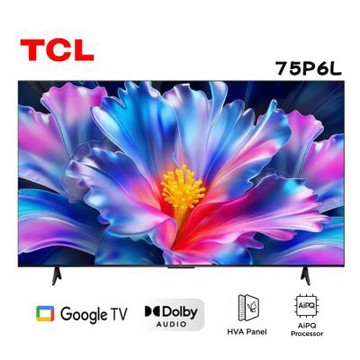 TCL 75吋 75P6L 4K Google TV 智慧連網液晶顯示器 P6L