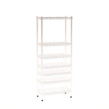 【客尊屋】粗管/小資型 35X60X150Hcm 白騎士七層架