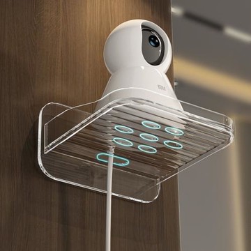 監控支架免釘墻上置物架免打孔攝像頭監控室外家用室內壁掛置物架