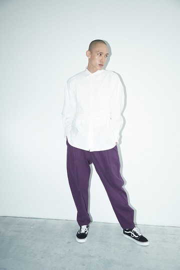 兩件式收腰襯衫