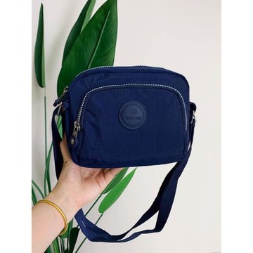 新款時尚媽媽斜挎包輕便單肩小包印花尼龍水洗布包百搭手機斜背包