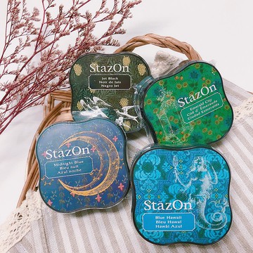 日本Tsukineko StazOn油性迷你印台