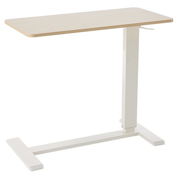 樂嫚妮 氣壓式可摺疊收納升降桌  淺木紋色