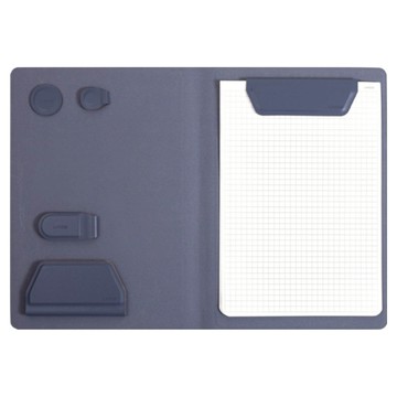 LHiDS 磁吸收納筆記本A5 輕量版 防水PU皮革  深冬夜藍色  1個