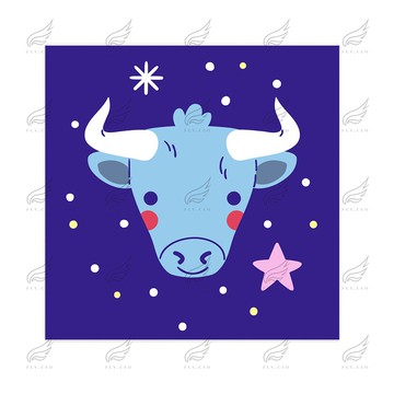 精緻時尚陶瓷杯墊[熱轉印印製](金牛座)杯墊 陶瓷杯墊 熱轉印 送禮小物 婚禮小物 企業送禮 紀念品