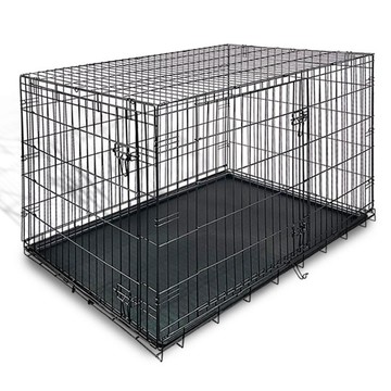 Dingdong Pet 寵物精選方形鐵籠圍欄  XXXL (寬121.6cm x 深74.3cm x 高81.5cm)  黑色  1個