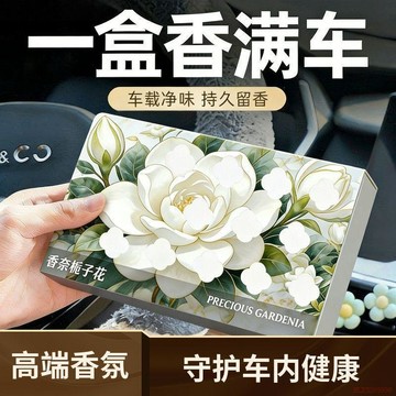 桃園出貨✨新款車載香薰香磚家居香膏隱藏式耐高溫持久除異味正品提神香氛