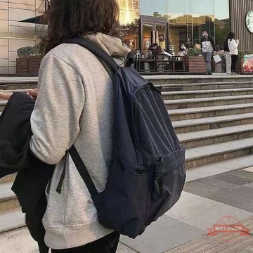 書包女川久玲墜感輕便尼龍運動中性青年背包男女大學生電腦包跨境