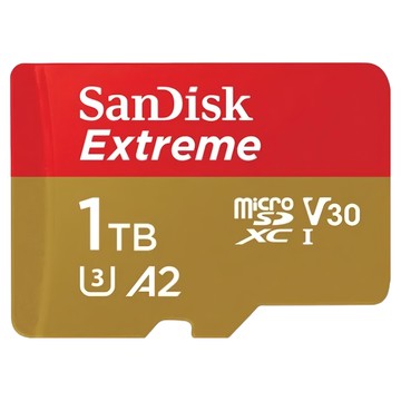 SanDisk 晟碟 公司貨 紅金 記憶卡 Extreme Micro SDSQXAV-1T00-GN6MN  1TB  1個