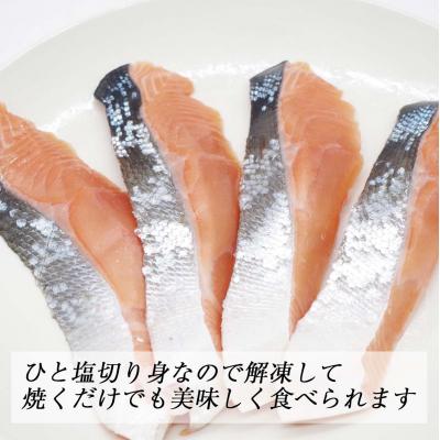 ふるさと納税 新ひだか町 北海道産サクラマス ひと塩姿切り身まるごと1尾 2kg〜3kg