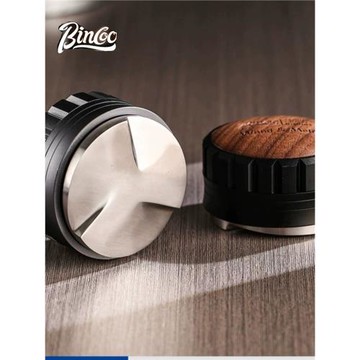 Bincoo布粉器不銹鋼壓粉器三漿四漿螺紋咖啡器具配件51/58mm通用