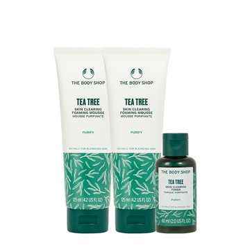 茶樹泡沫潔面囤貨組