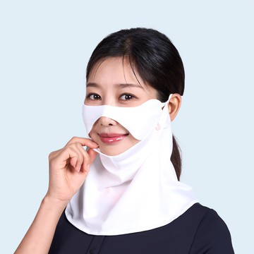 U2SPORTS ML11 雙效運動面罩  均碼  1個  白色