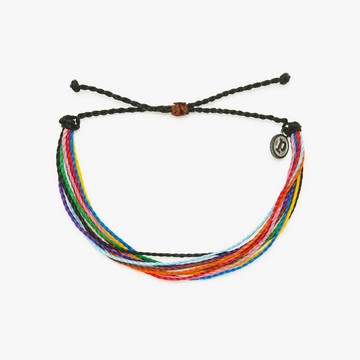 Pura Vida 美國手工 PROGRESS PRIDE 性別認同守護 慈善系列基本款可調式手環