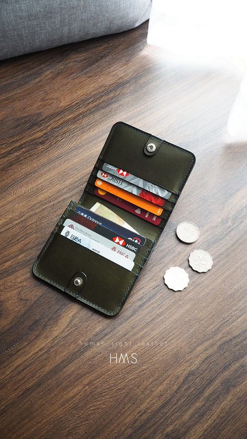 意大利植鞣皮革小銀包