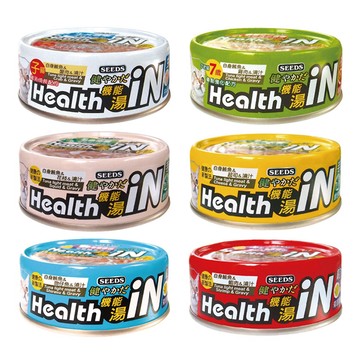 Seeds 【48罐組】 聖萊西Health IN鮪魚澆汁機能湯罐 80g(多種口味)