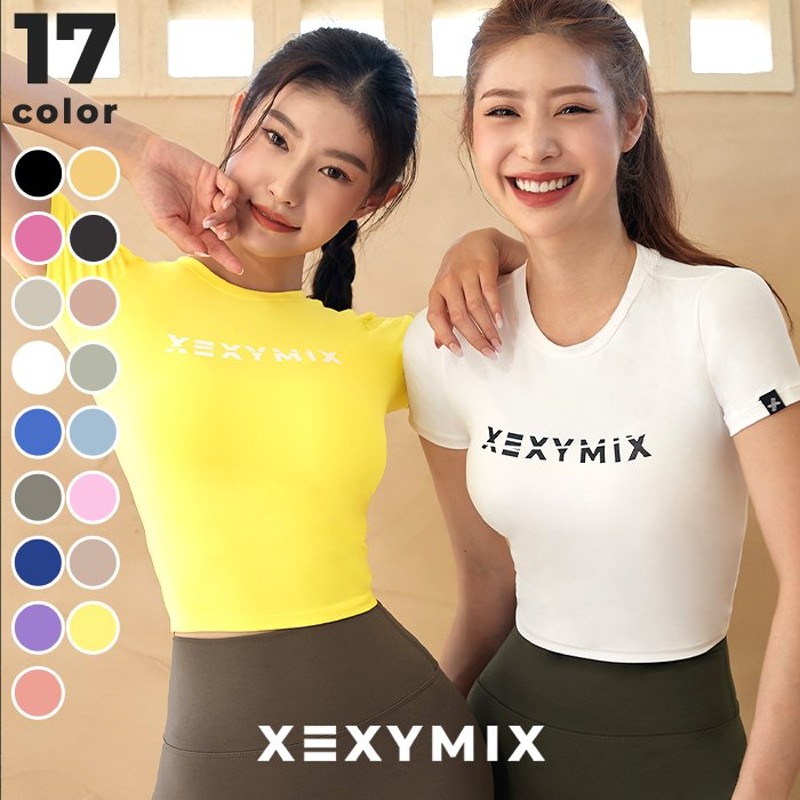 XEXYMIX ゼクシィミックス ゼクシーミックス 半袖 Tシャツ ヨガトップス ヨガウェア xa5203t 通販 LINEポイント最大0.5%GET  | LINEショッピング