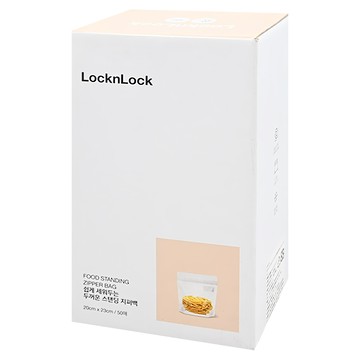 LocknLock 樂扣樂扣 直立夾鏈保鮮袋  50入(20 x 23cm)  50入  1盒