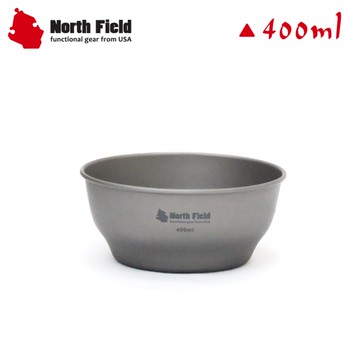 【North Field 美國 400ml 純鈦鈦碗】DNDTK0926/登山/露營