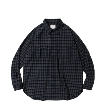 UNKNOWNDOMAIN CAPSULE WARDROBE SHIRT NAVY