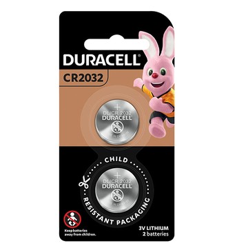 金頂 Duracell 鈕扣型鋰電池 CR2032 3伏特 3V (2入)