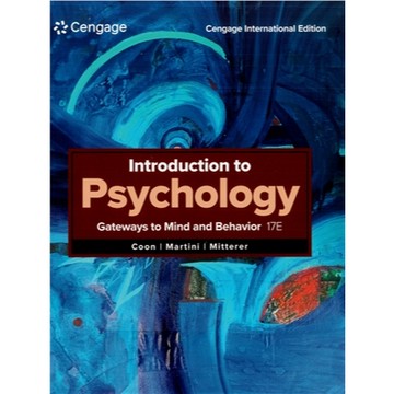 [華通書坊]Introduction to Psychology: Gateways to Mind & Behavior 17/E Coon 9798214590868