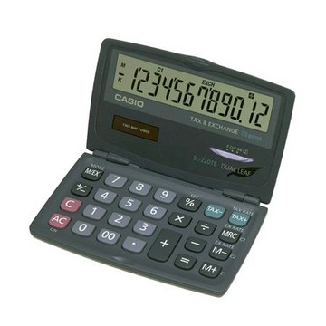 卡西歐CASIO手冊型計算機/12位元/SL-220TE