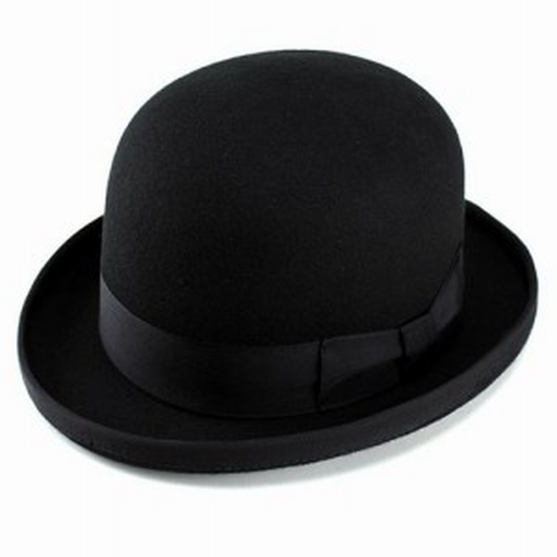 帽子 メンズ ハット 無地 ボーラーハット ウール 羊毛 フェルト 帽体 レディース 秋 冬 ダービーハット ブラック Fuji Hat フジハット 通販 Lineポイント最大1 0 Get Lineショッピング