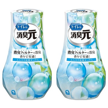 KOBAYASHI 小林製藥 消臭元 浴廁除臭劑 柔和皂香  400ml  2瓶