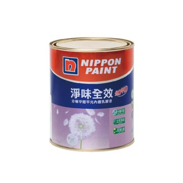 Nippon Paint 淨味全效 分解甲醛乳膠漆 冷調中性色系 電腦調色1公升裝