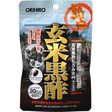 ORIHIRO 新糙米黑醋膠囊 60粒